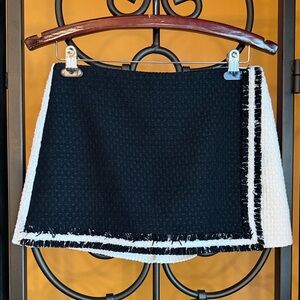 ALICIA + OLIVIA Darma High-Rise Crossover Colorblock Skort